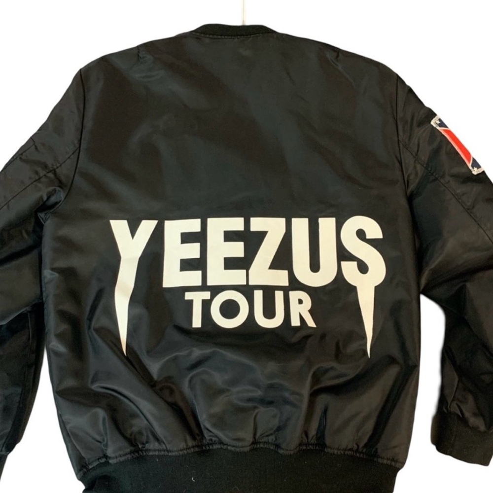 Vintage 2013 Yeezus Kanye West Black Limited Edition Tour Bomber Jacket